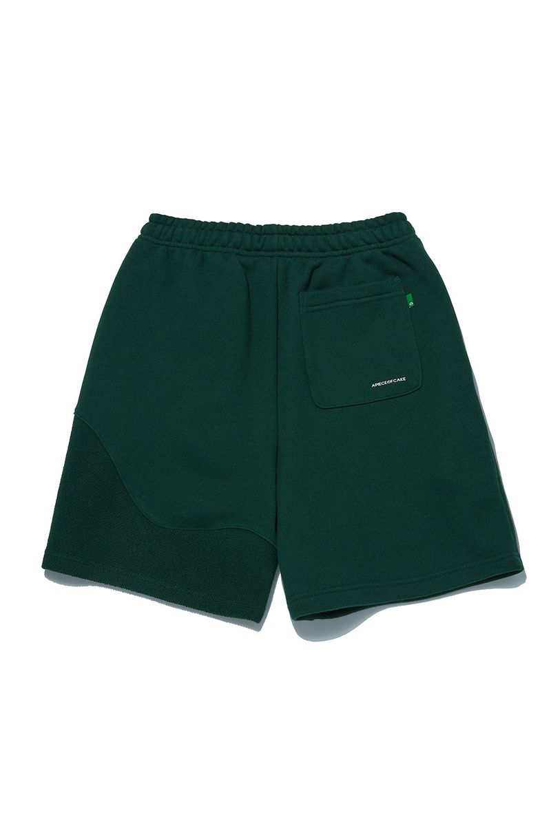 Reverse Bear Patch Shorts_Green