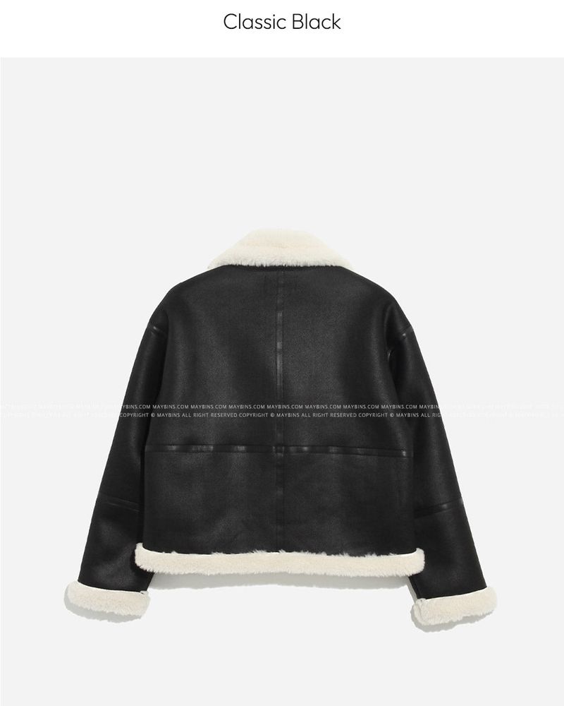 Reversible fur mustang