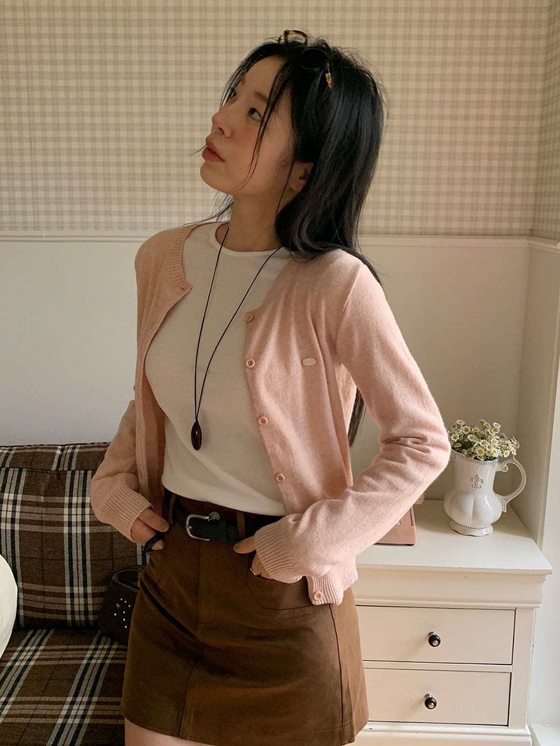[MADE] MIETTE CASHMERE ROUND CARDIGAN