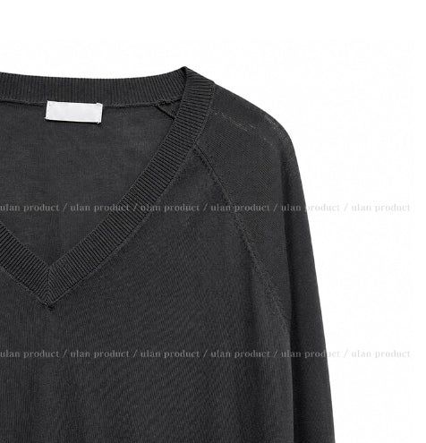 Moen Summer Linen V-Neck Knit