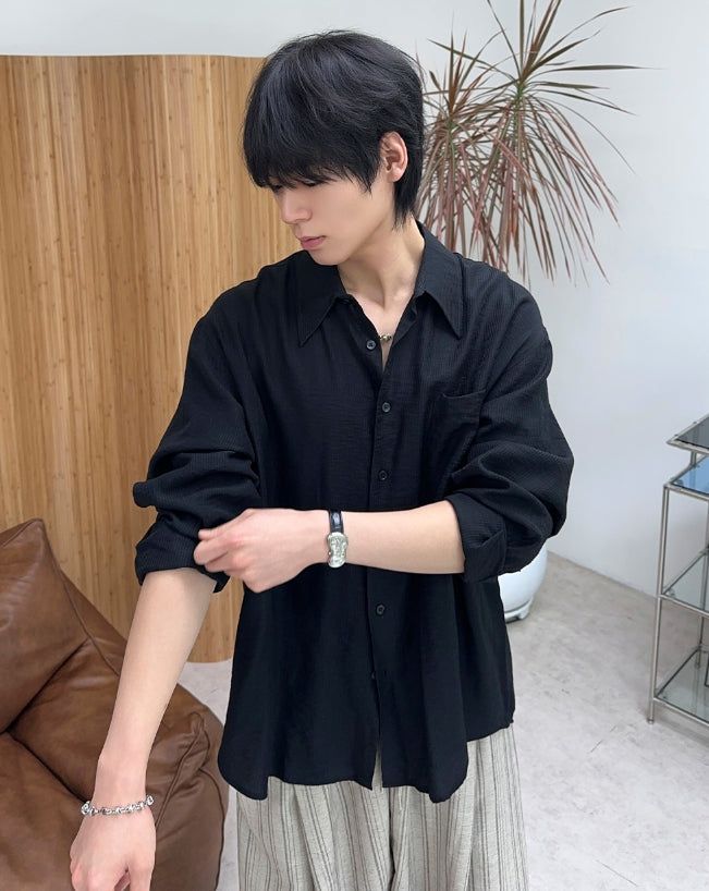Dipel Airy Stripe Overshirt