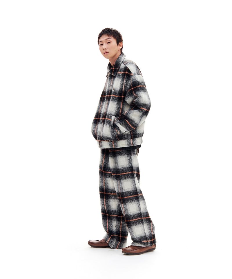 BRUSHED FLANNEL PANTS (BLACK)