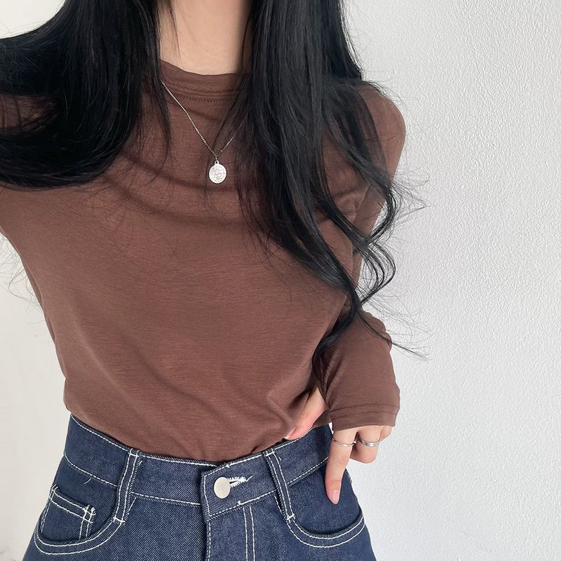 Extended Sleeve Round Neck T-Shirt