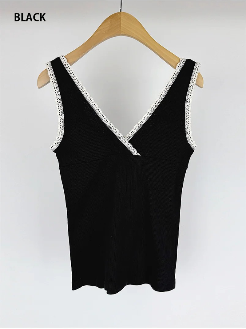 LACE LAYERED SLEEVELESS (3C)
