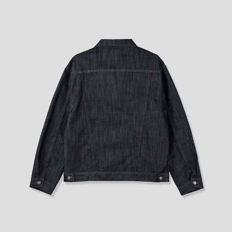 Friendly Pintuck Trucker Denim Jacket Pants Set