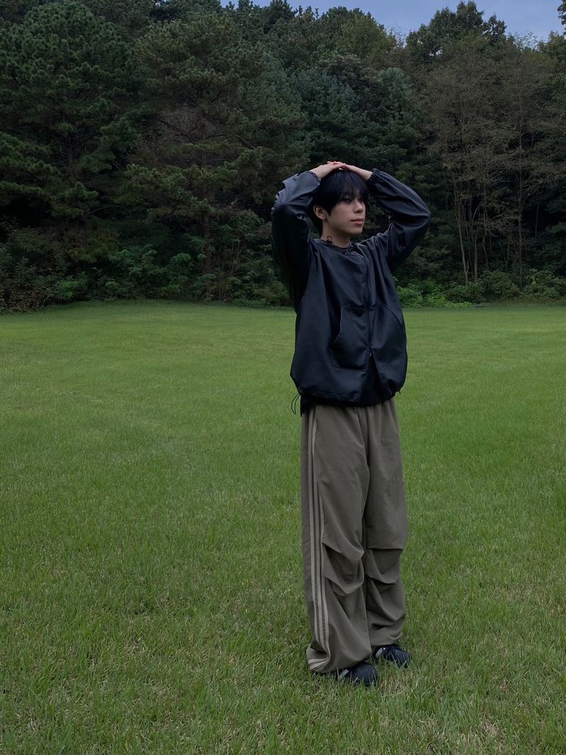 Triple Tape Parachute Nylon Pants 2C