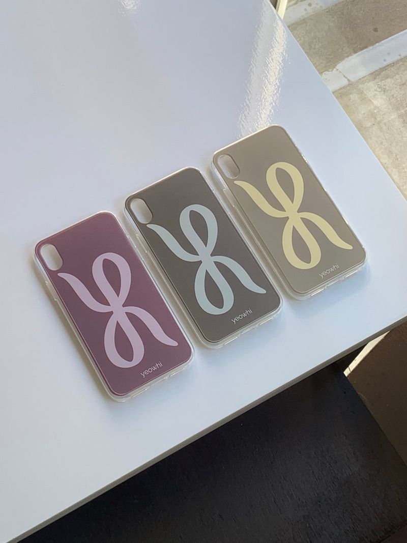 [MADE] yeowhi logo case jellhard case reddish brown