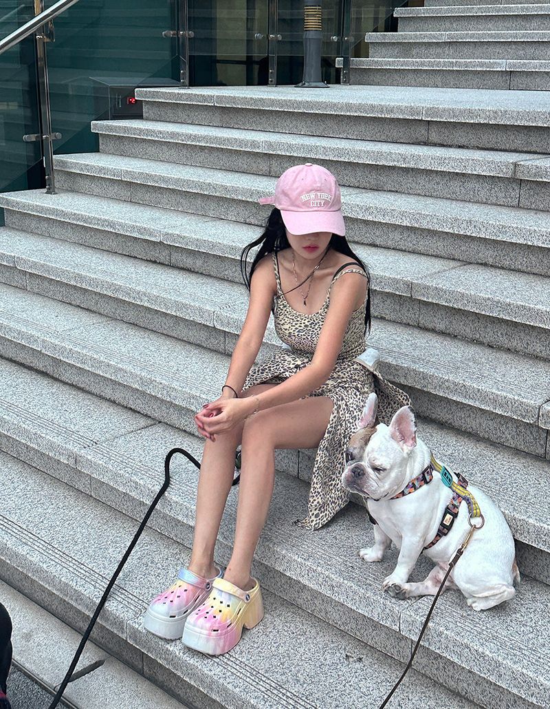 Light pink city ball cap