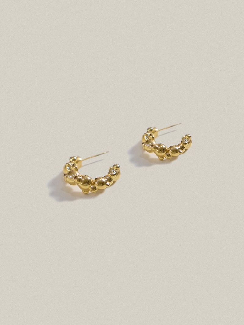 partez(パルテ)の「Bubble Earrings Gold(Accessories)」
