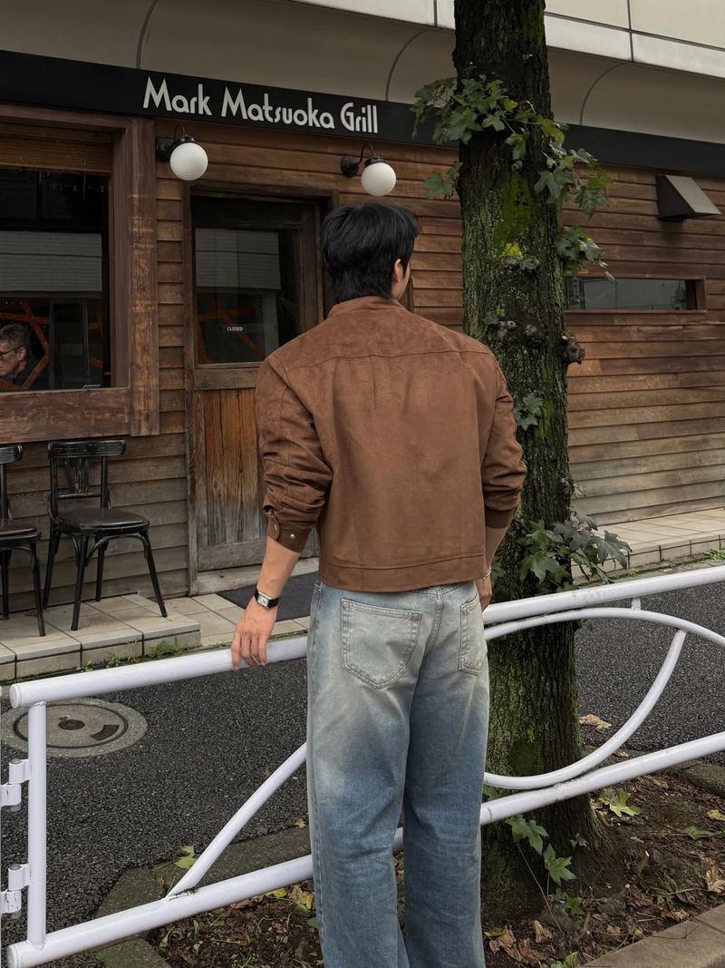 Pure regular denim pants
