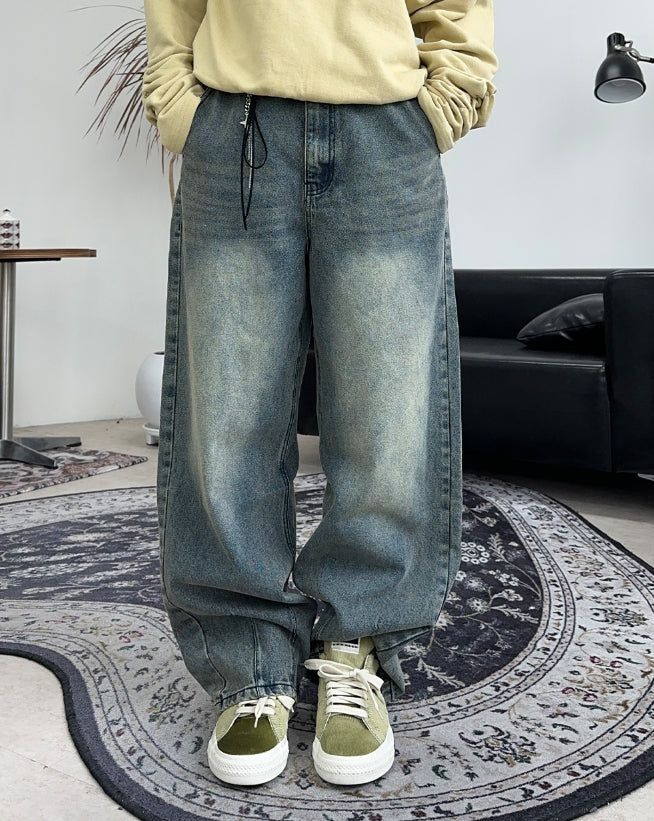 SATIIIZ（サティーズ）の「Hail Back Pocket Washed Denim Pants（Pants）」