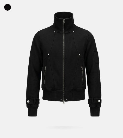 Cats Line Hood Zip-up