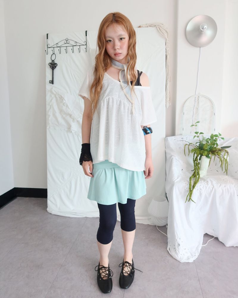 RIPPLE FOLDING SKIRT