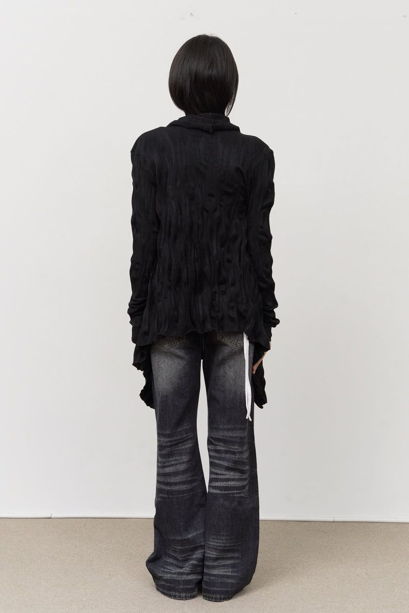 (W) Thunder Washed Bootscut Denim