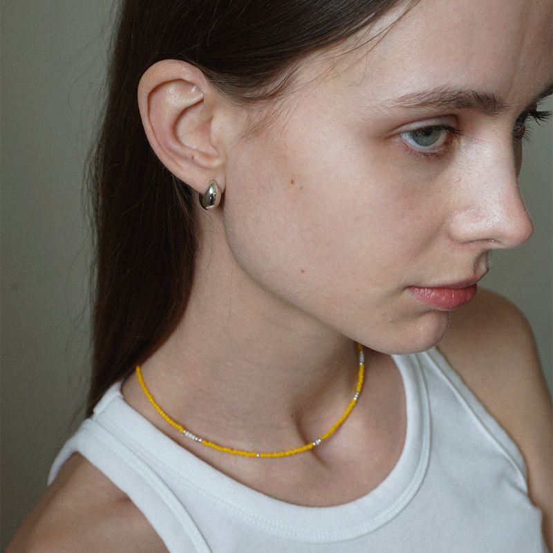 OURPIERRE(アワーピエール)の「LOVE SKINNY BEADS NECKLACE YELLOW(Accessories)」