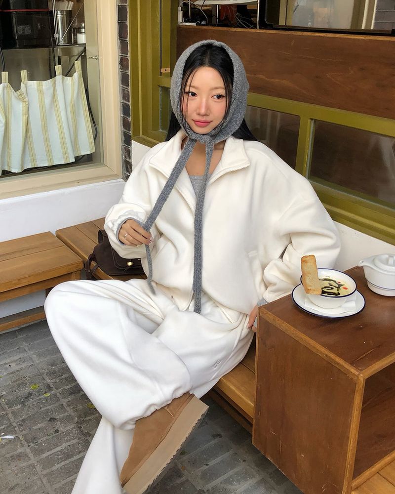 [ORIGINAL] WINDY ZIP-UP FLEECE SET