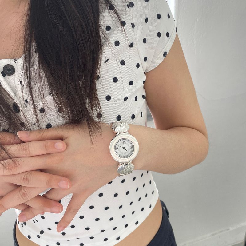 Brushed Circle Texture Watch