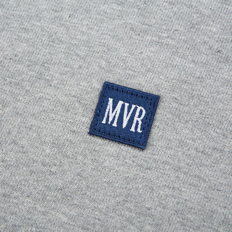 MVR PATCH LOGO SLEEK SWEATSHIRT GRAY