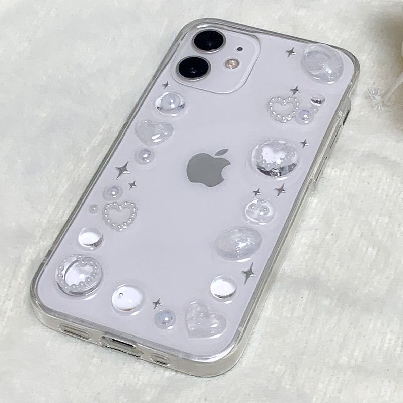 [MADE] White bubble Resin Case