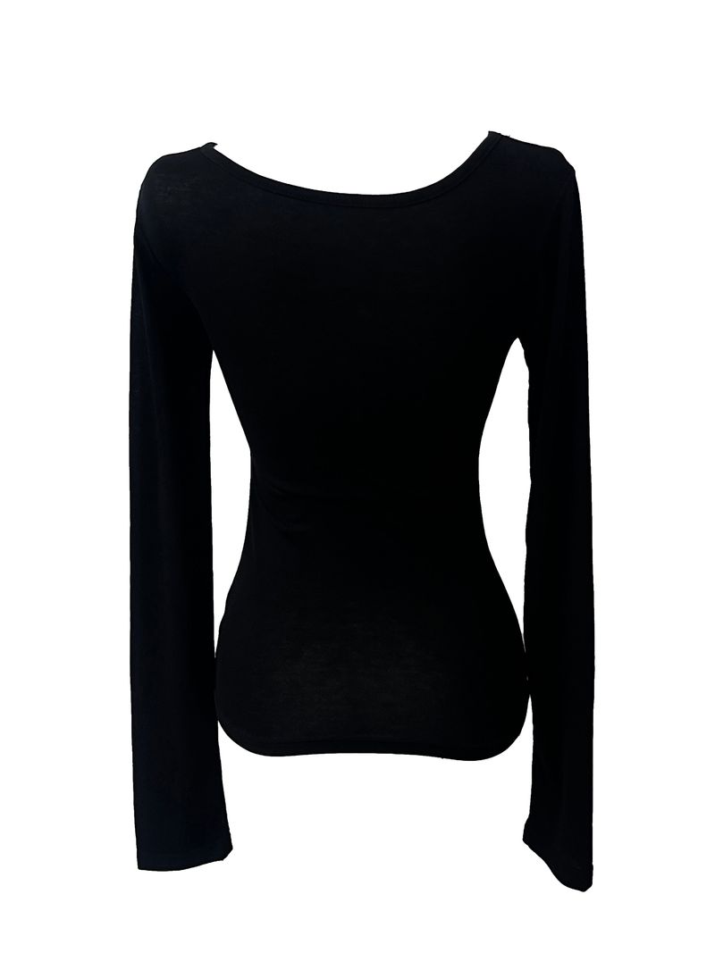 diagonal zipper button T (2color)