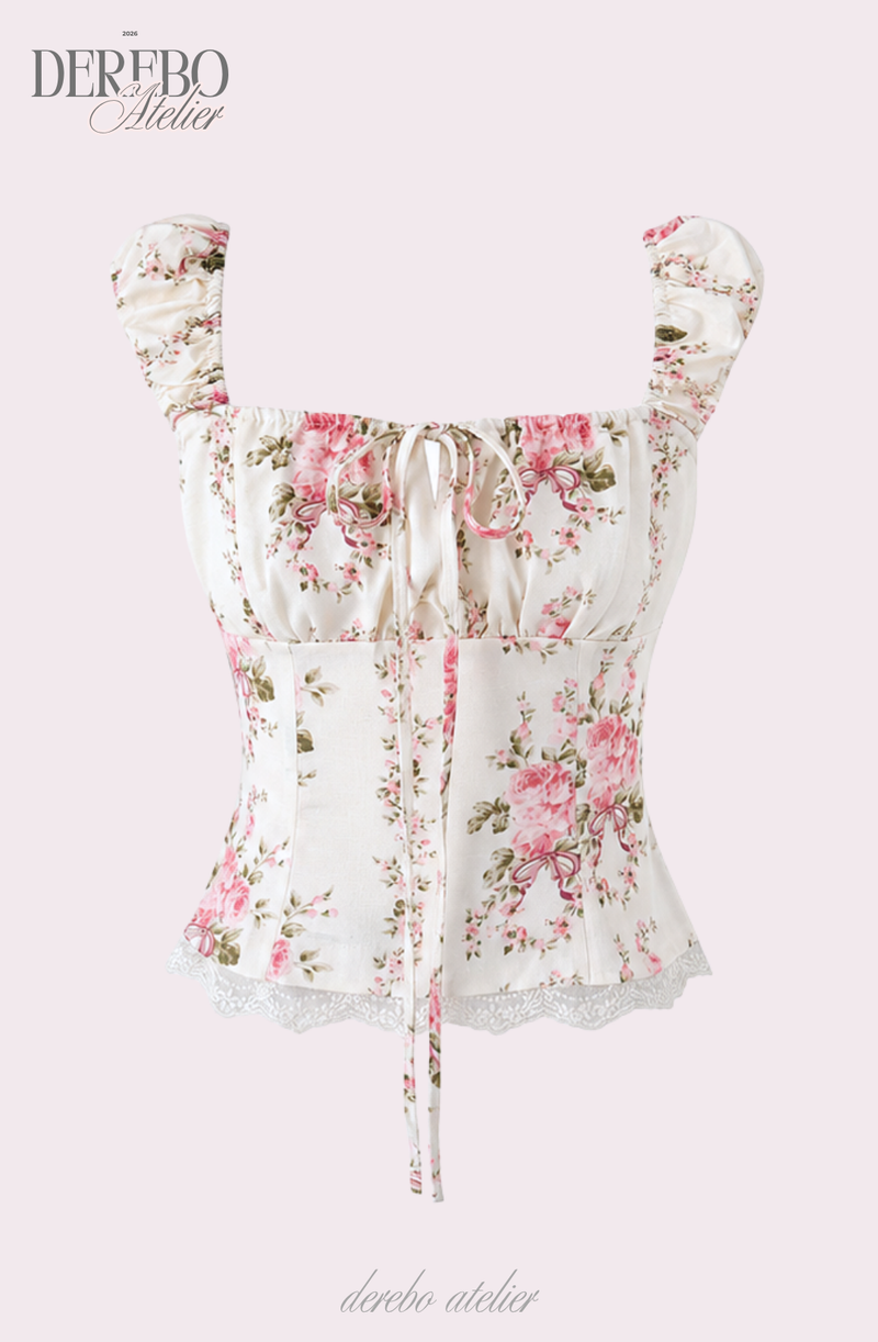 Flora Lace Bustier Blouse
