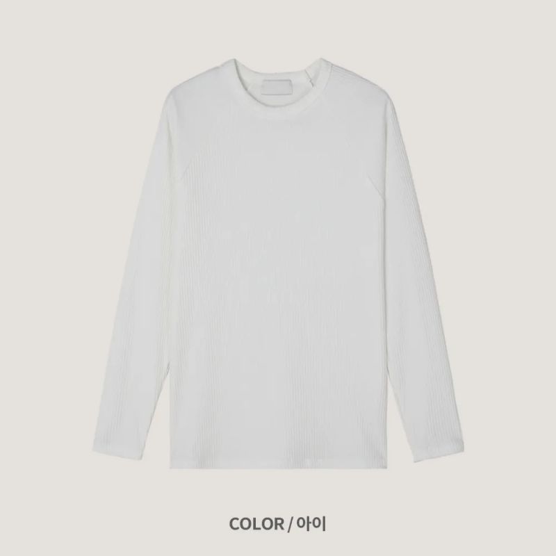 LMN Ness Ribbed Raglan Muscle Long Sleeve T-Shirt (3 colors)