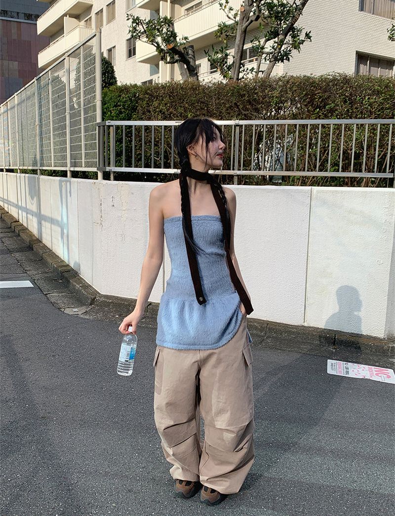 SLIM KNIT MUFFLER (7C)