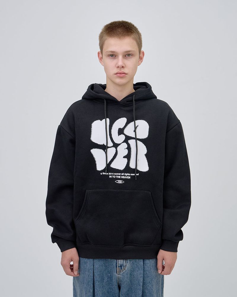 POINTAGE LOGO HOODIE - BLACK