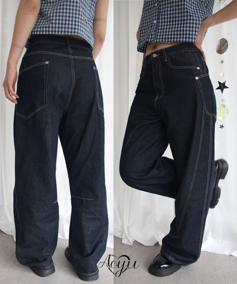 Wave point denim