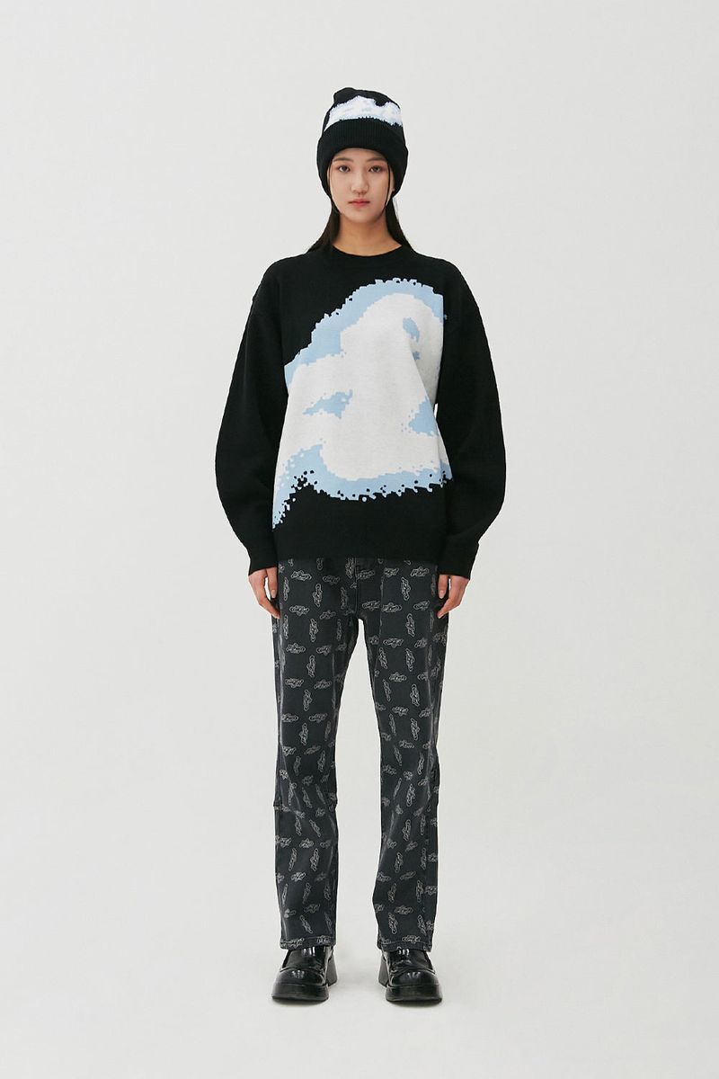 FLIP Jacquard Knit_Black