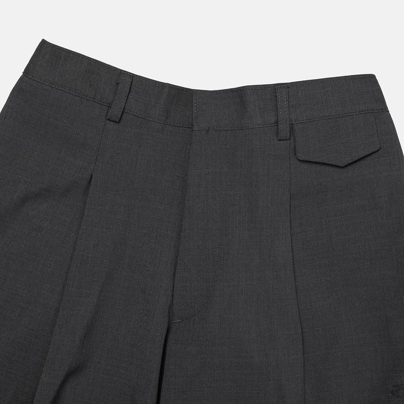 Pleddy Scratch Wide Banding Slacks (2color)
