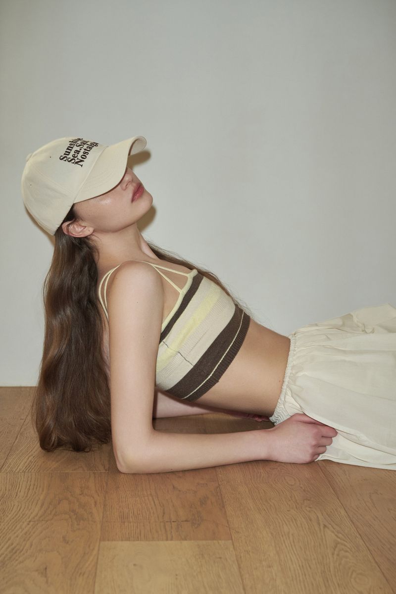 NOSTALGIA baseball cap_ivory