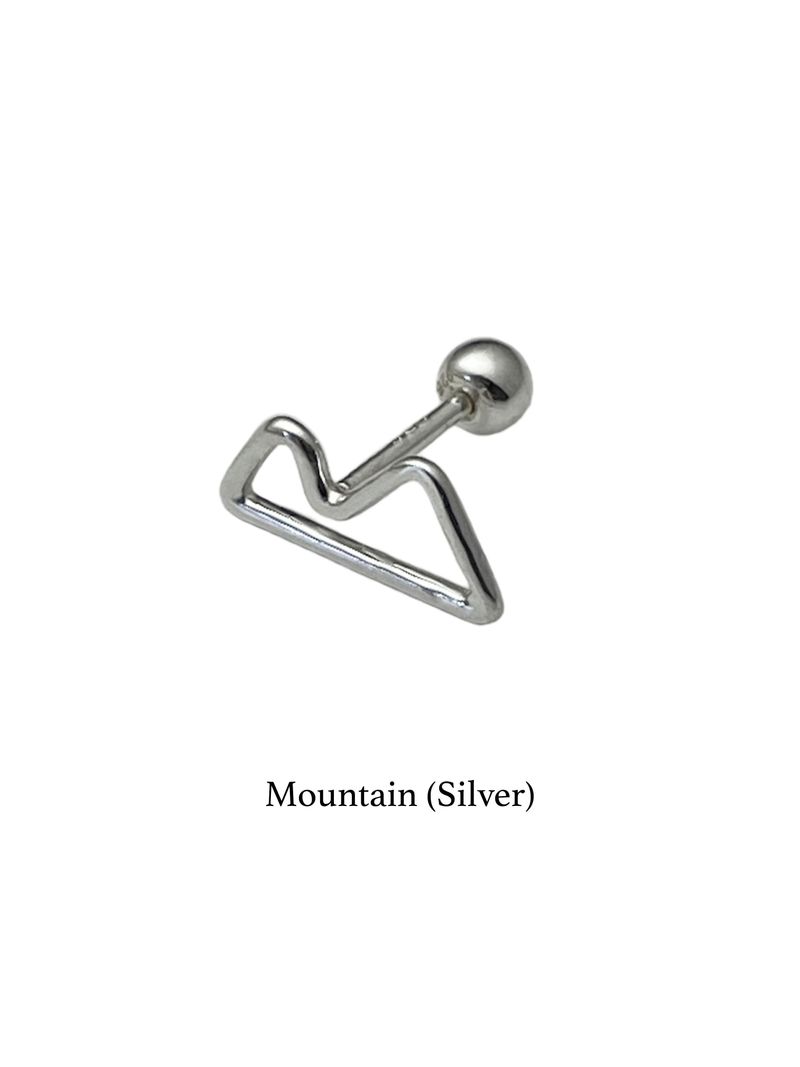 [Silver ver.] Fruit doodle piercing - 1