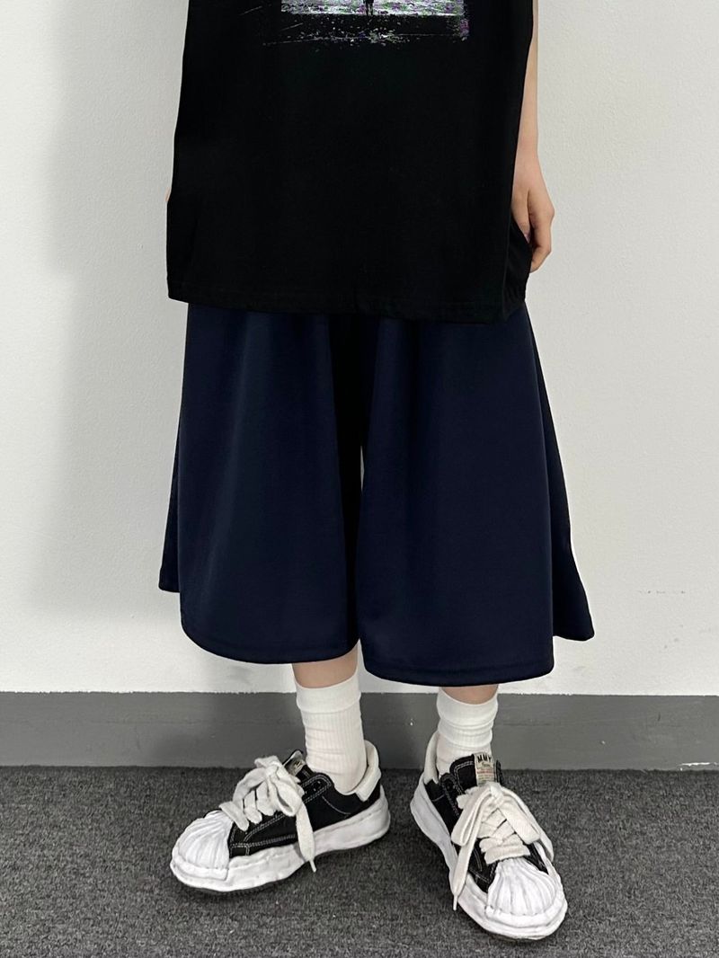 big typo sweat bermuda pants