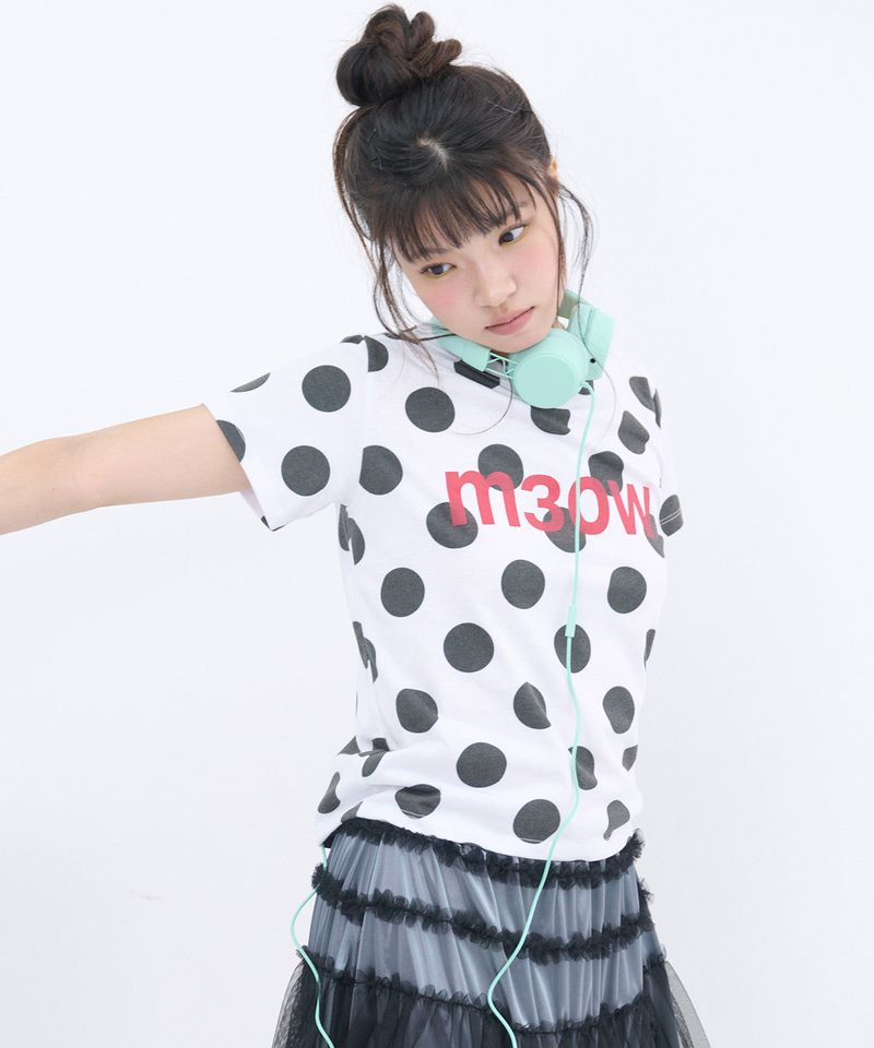 M3OW SLIM DOT T SHIRT