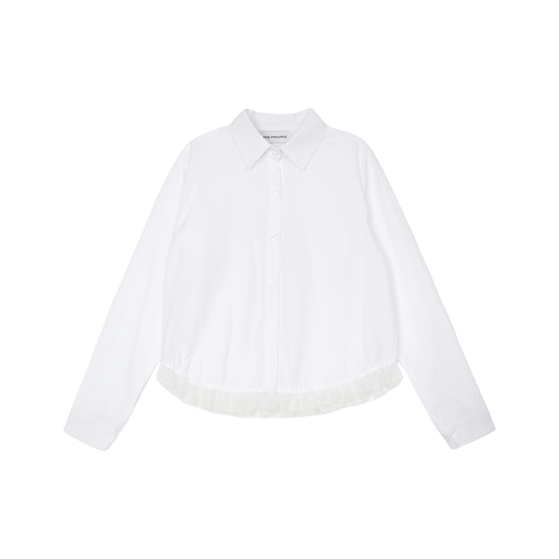 LACE LAYERED SHIRT
