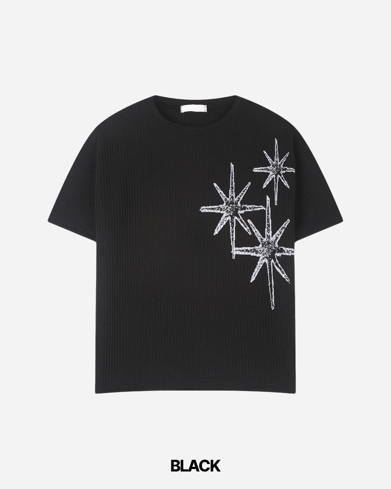 Bloom Crop Short Sleeve Knit