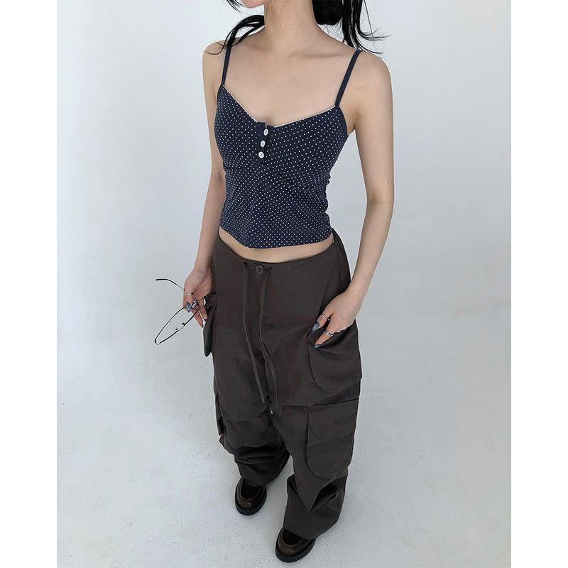 Dot Lace Sleeveless