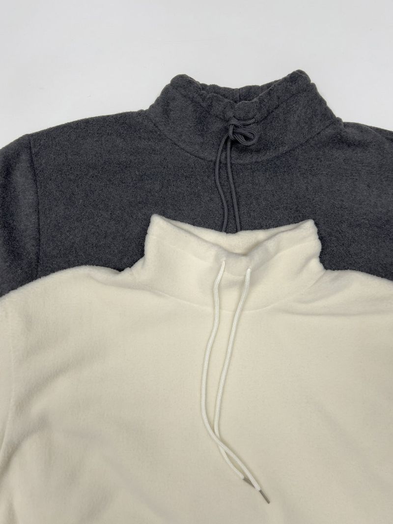 [Setup Available] Newdy Fleece High Neck Sweatshirt