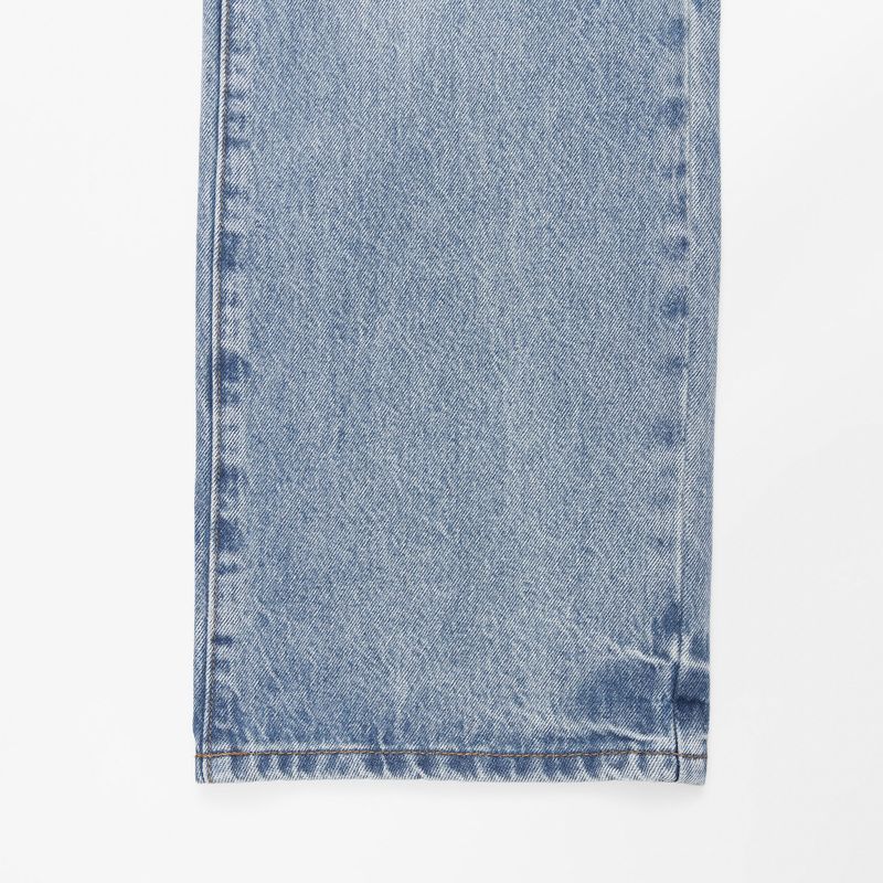 DENIM STRAP WIDE PANTS code 18105