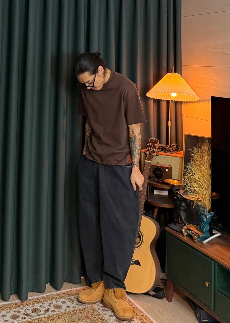 Denim Balloon Baggy Pants 2COLOR