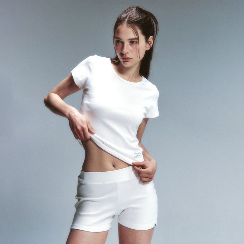 Essential Mini Shorts White