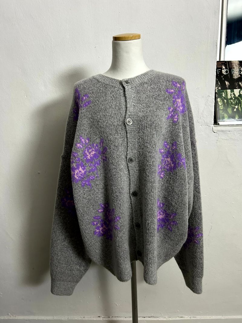 (2color) flower cardigan