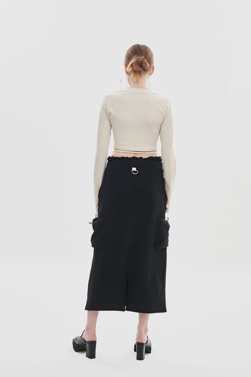 POCKET LONG SKIRT