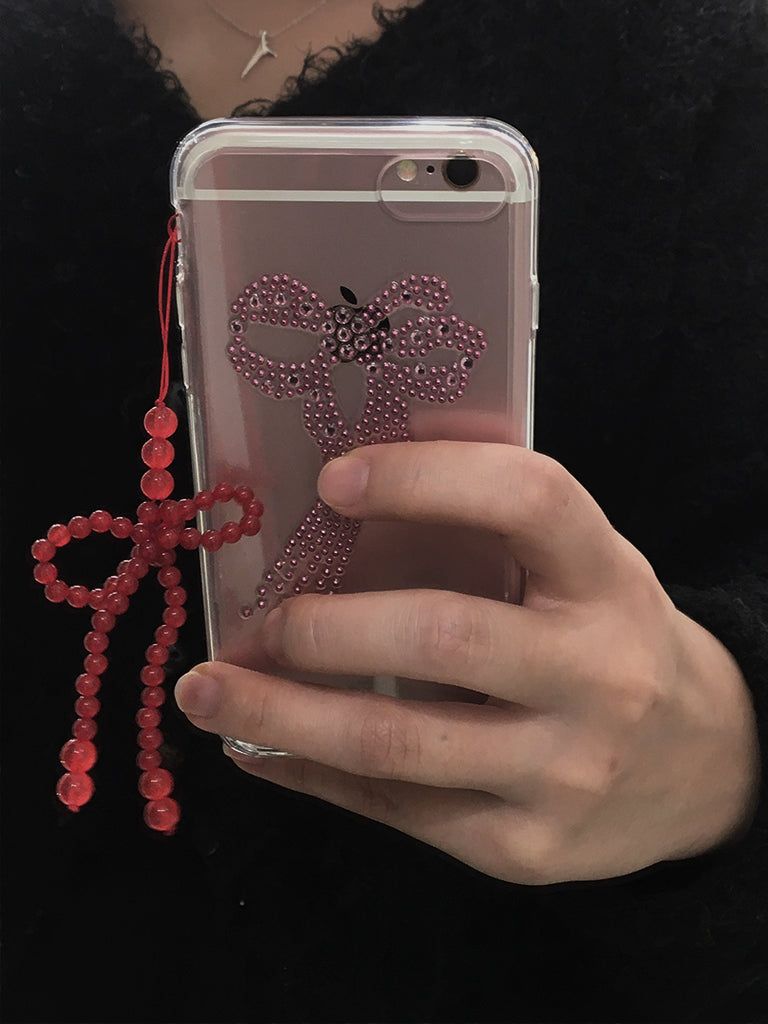 pink ribbon phone case