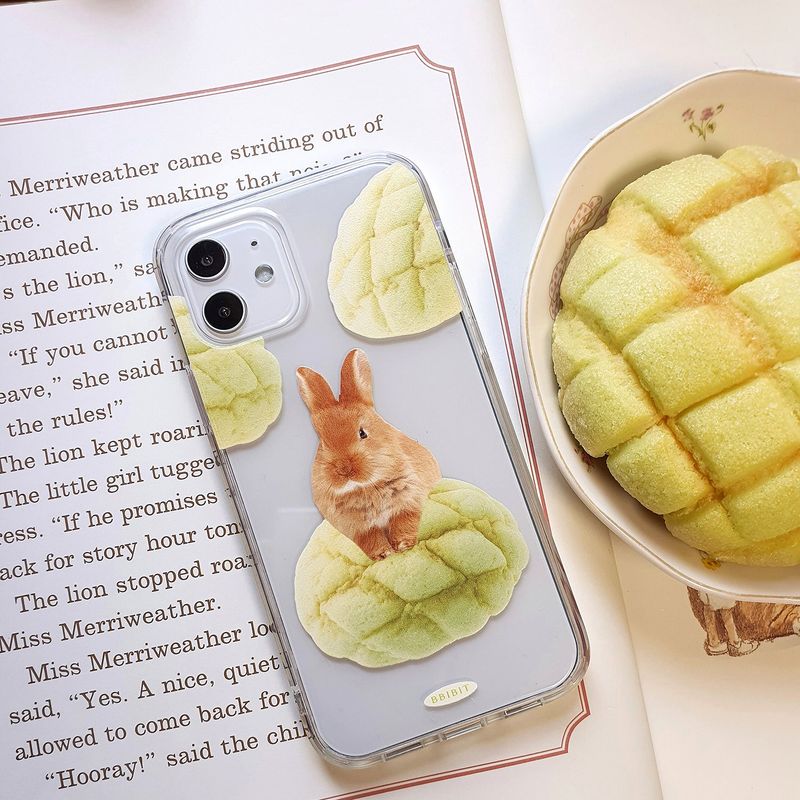 melon cream bread bunny jelly hard phone case