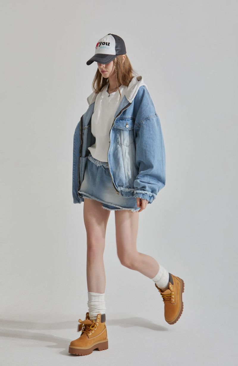 COVER DENIM SKIRT