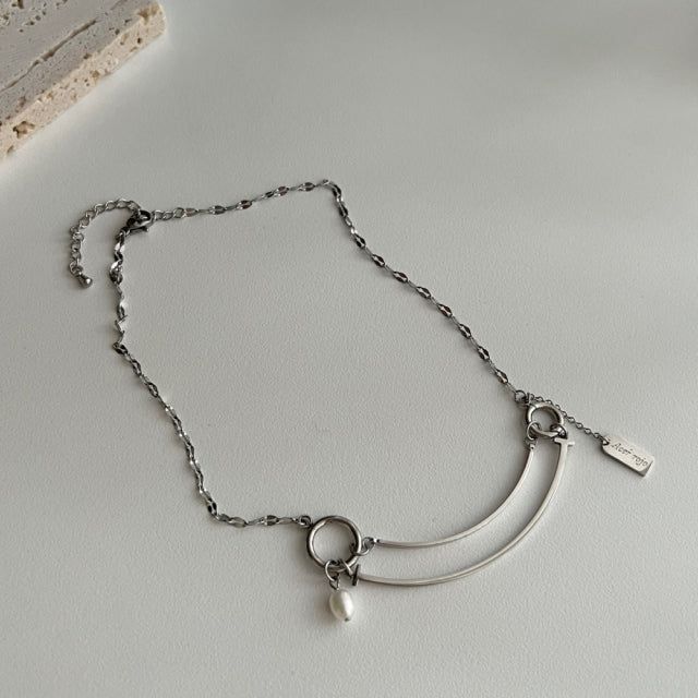dle Bold Double Bar Unique Handmade Necklace