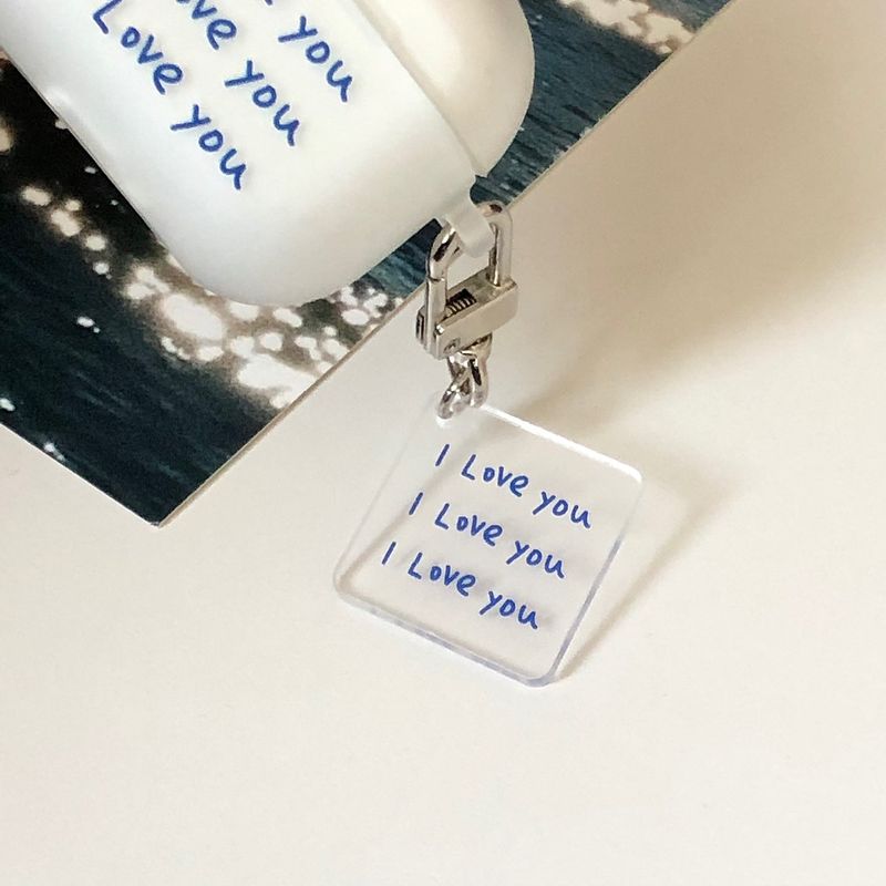 I Love you key ring