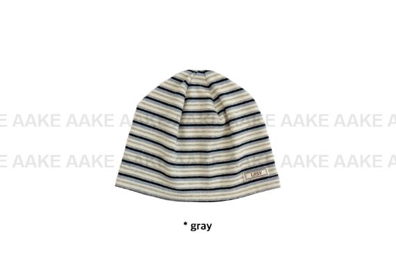 STRIPE LABEL BEANIE